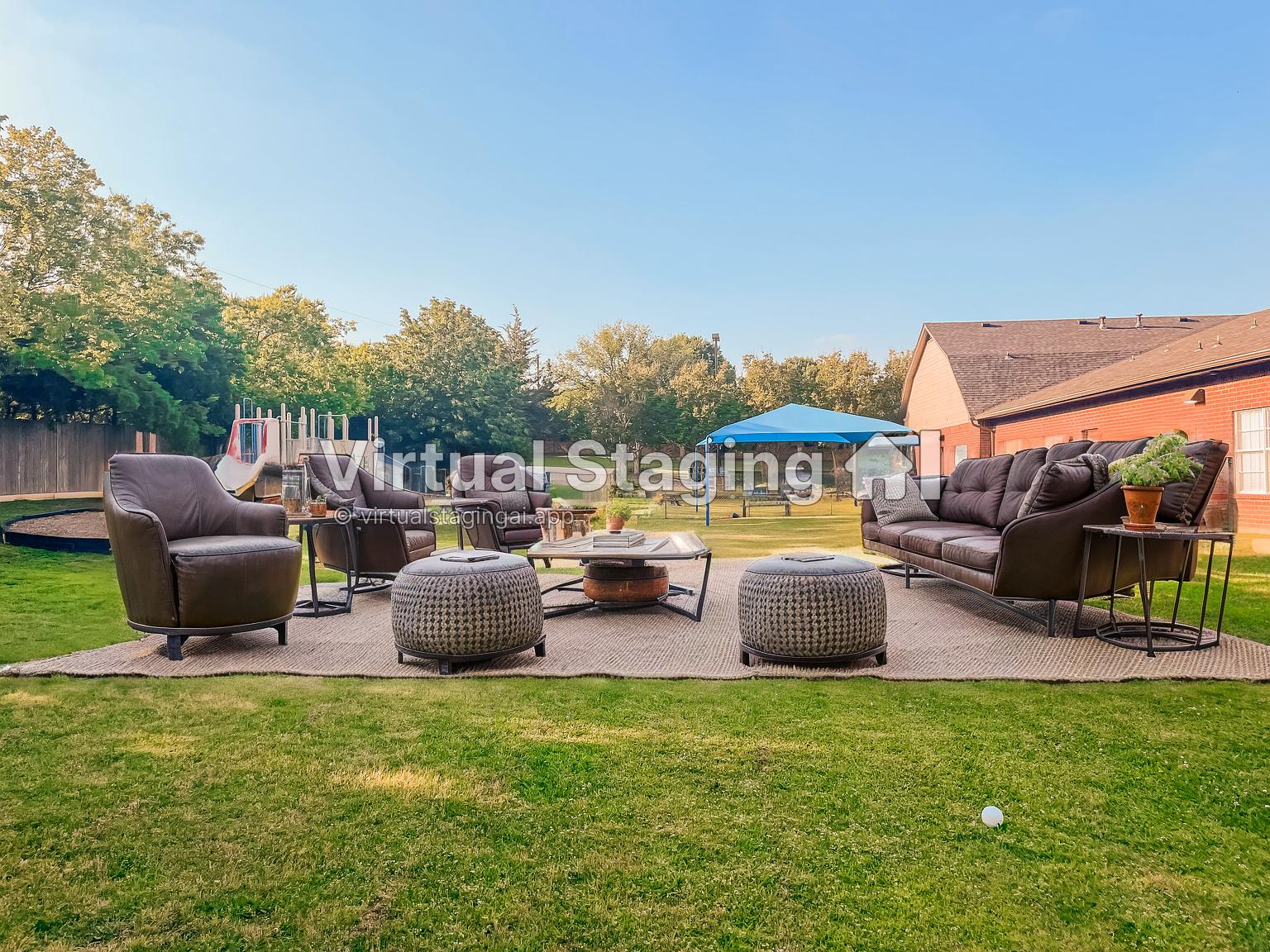 After - Staged Yard